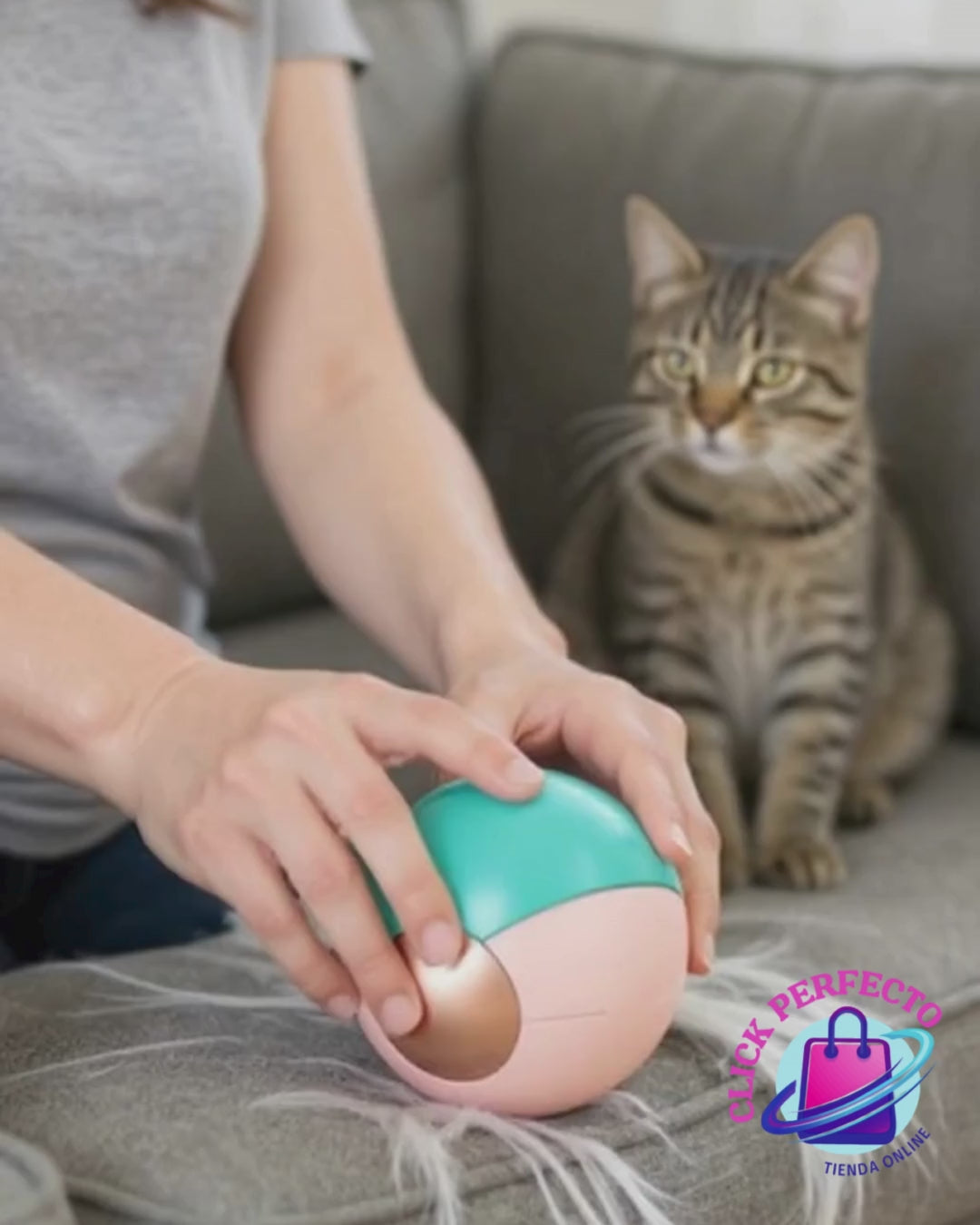 PelusiBall™ – Rodillo Mágico para Eliminar Pelos y Pelusas al Instante